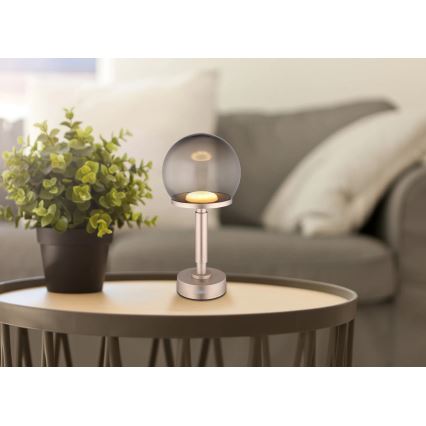 Globo - Lampe de table tactile rechargeable et à intensité variable LED/2,5W/5V 1800mAh 2700/4000/6500K Rose doré