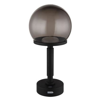 Globo - Lampe de table tactile rechargeable et à intensité variable LED/2,5W/5V 1800mAh 2700/4000/6500K noir