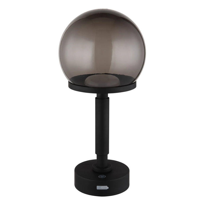 Globo - Lampe de table tactile rechargeable et à intensité variable LED/2,5W/5V 1800mAh 2700/4000/6500K noir