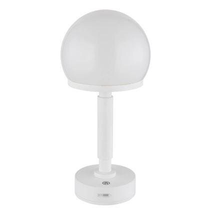 Globo - Lampe de table tactile rechargeable et à intensité variable LED/2,5W/5V 1800mAh 2800K blanc