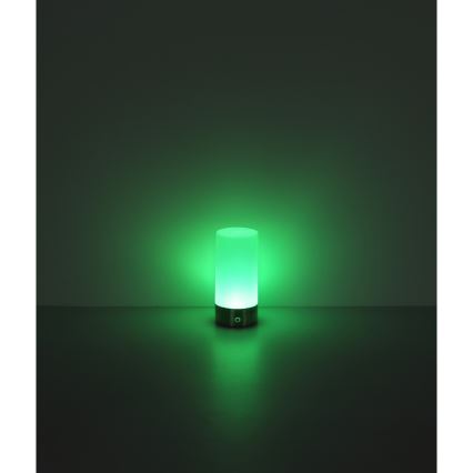 Globo - Lampe de table extérieure tactile dimmable LED RGBW LED/1,8W/5V 1500 mAh IP44 chrome mat
