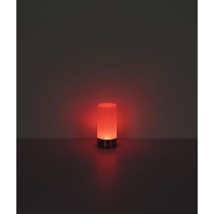 Globo - Lampe de table d'extérieur RGBW à intensité variable LED/1,8W/5V 1500 mAh IP44 chromé mat