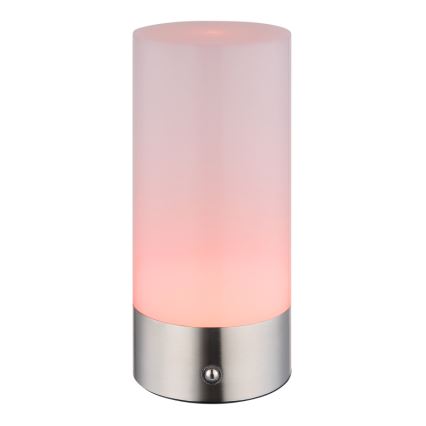 Globo - Lampe de table d'extérieur RGBW à intensité variable LED/1,8W/5V 1500 mAh IP44 chromé mat