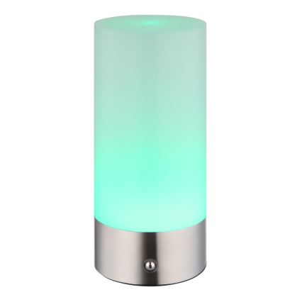 Globo - Lampe de table d'extérieur RGBW à intensité variable LED/1,8W/5V 1500 mAh IP44 chromé mat