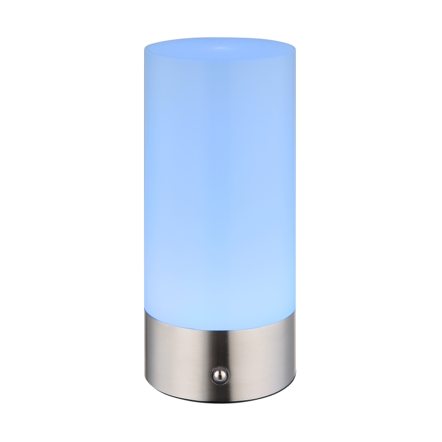 Globo - Lampe de table d'extérieur RGBW à intensité variable LED/1,8W/5V 1500 mAh IP44 chromé mat