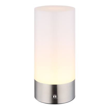 Globo - Lampe de table d'extérieur RGBW à intensité variable LED/1,8W/5V 1500 mAh IP44 chromé mat