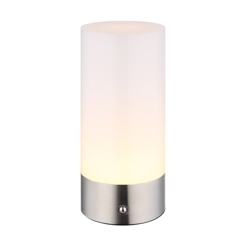 Globo - Lampe de table d'extérieur RGBW à intensité variable LED/1,8W/5V 1500 mAh IP44 chromé mat