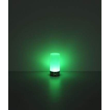 Globo - Lampe de table d'extérieur RGBW à intensité variable LED/1,8W/5V 1500 mAh noir