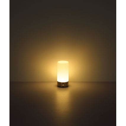 Globo - Lampe de table d'extérieur RGBW à intensité variable LED/1,8W/5V 1500 mAh noir