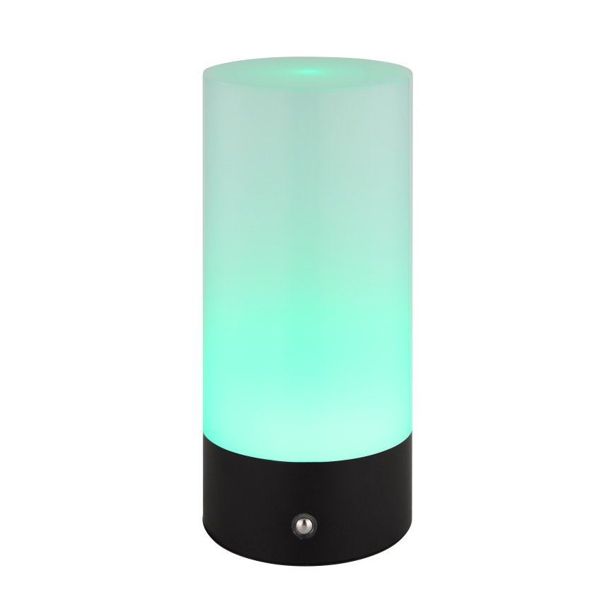 Globo - Lampe de table d'extérieur RGBW à intensité variable LED/1,8W/5V 1500 mAh noir
