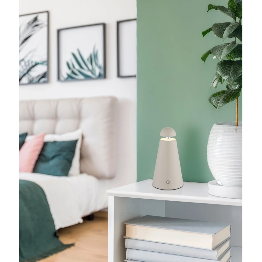 Globo - Lampe de table LED tactile dimmable et rechargeable LED/1,2W/5V 1200 mAh