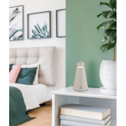 Globo - Lampe de bureau tactile rechargeable à LED, dimmable, 1,2 W / 5 V, 1200 mAh, 2700/4500/6000 K