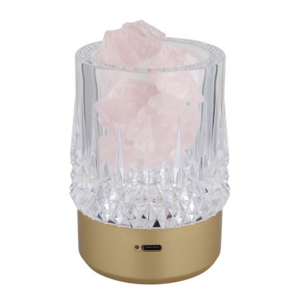 Globo - Lampe de table tactile à intensité variable LED/1W/5V 3000K 1200 mAh doré