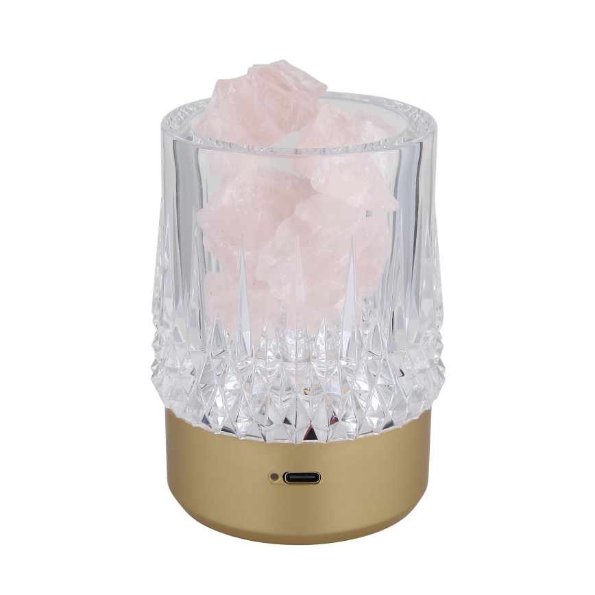 Globo - Lampe de table tactile à intensité variable LED/1W/5V 3000K 1200 mAh doré