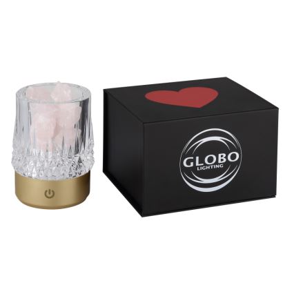 Globo - Lampe de table tactile à intensité variable LED/1W/5V 3000K 1200 mAh doré