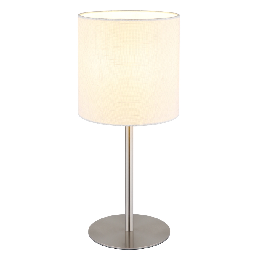 Globo - Lampe de table 1xE27/40W/230V blanche