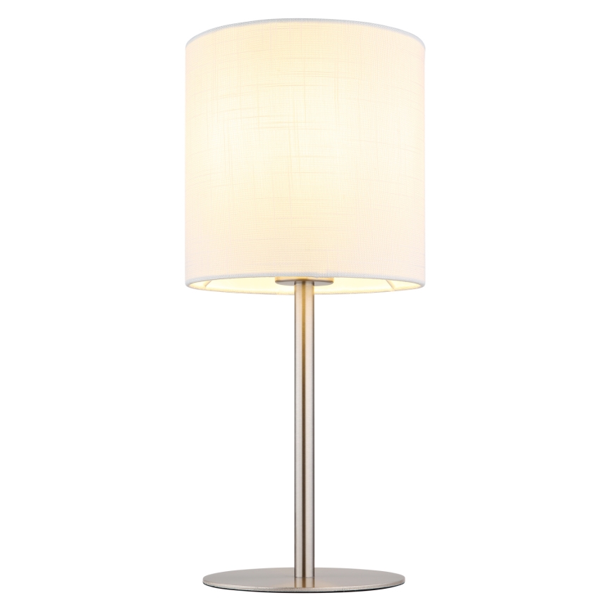 Globo - Lampe de table 1xE27/40W/230V blanche