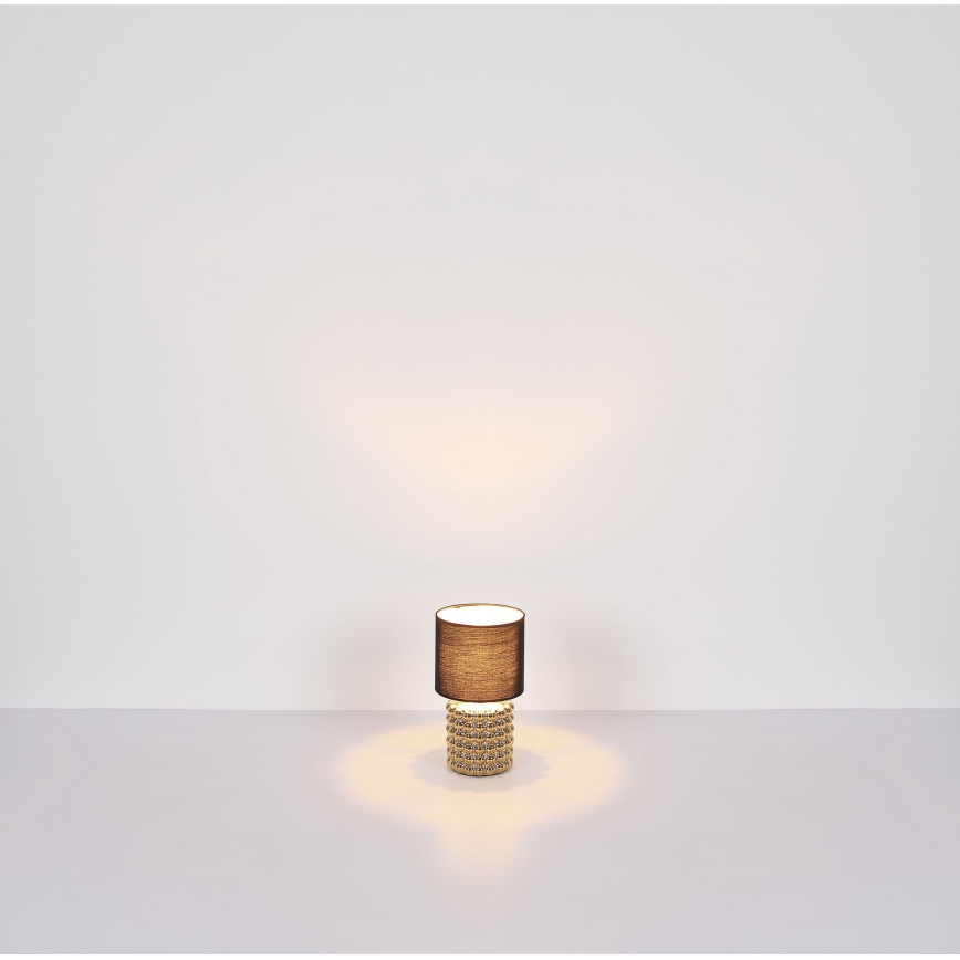 Globo - Lampe de table 1xE14/40W/230V noir/doré