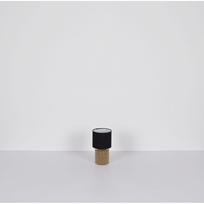 Globo - Lampe de table 1xE14/40W/230V noir/doré