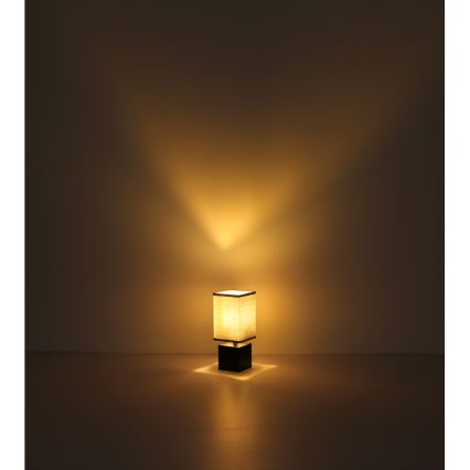 Globo 21628ALU - Lampe de table VALENTINO 1xE27/7W/230V noir/anthracite