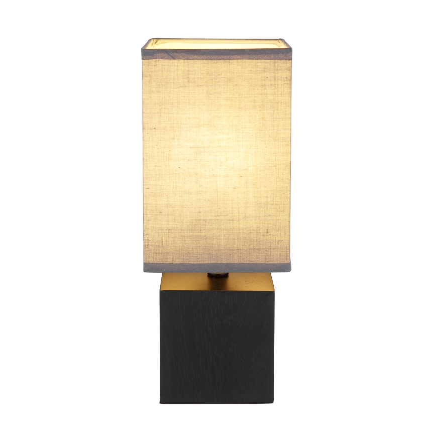 Globo 21628ALU - Lampe de table VALENTINO 1xE27/7W/230V noir/anthracite