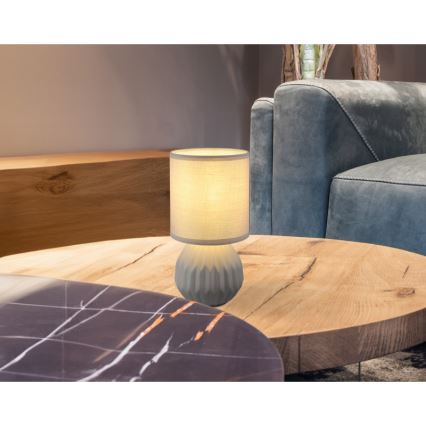 Globo - Lampe de table 1xE14/40W/230V gris