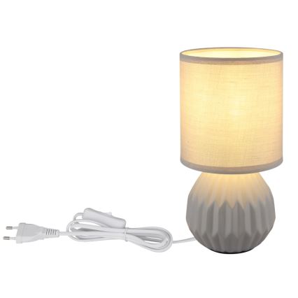 Globo - Lampe de table 1xE14/40W/230V gris