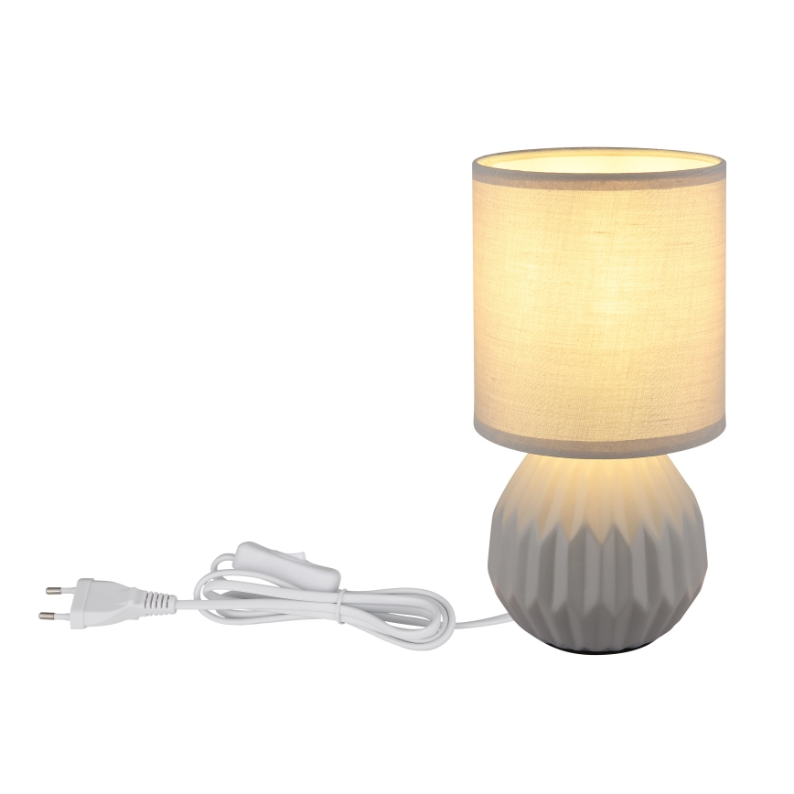 Globo - Lampe de table 1xE14/40W/230V gris