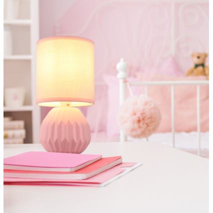 Globo - Lampe de table 1xE14/40W/230V rose