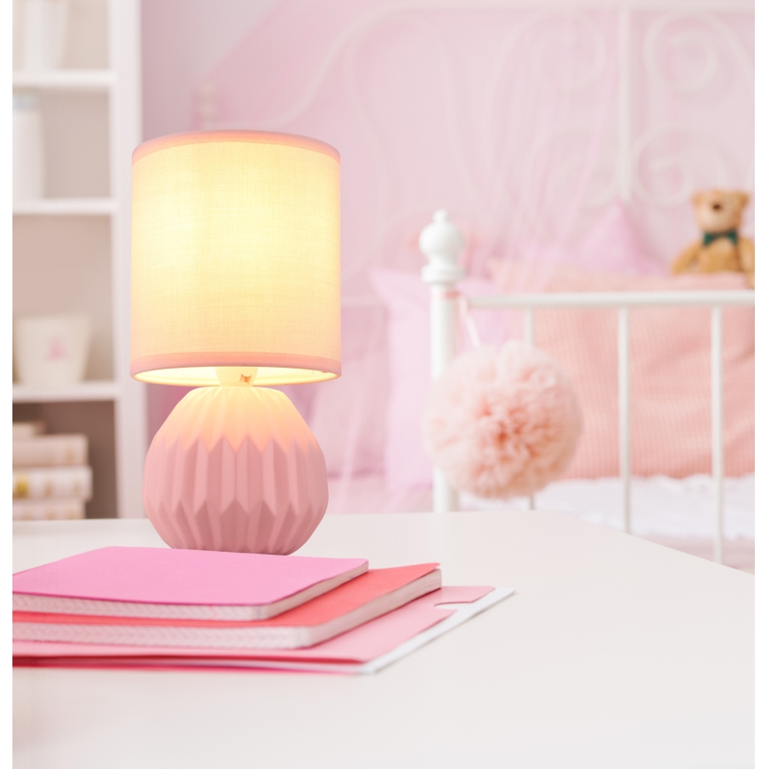 Globo - Lampe de table 1xE14/40W/230V rose