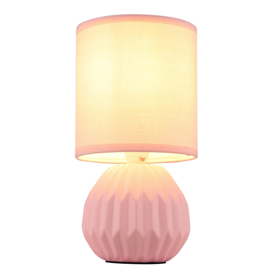Globo - Lampe de table 1xE14/40W/230V rose