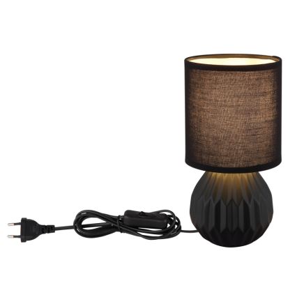 Globo - Lampe de table 1xE14/40W/230V noir