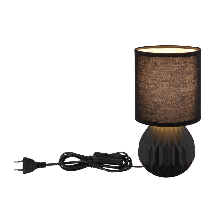 Globo - Lampe de table 1xE14/40W/230V noir
