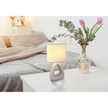 Globo - Lampe de table 1xE14/40W/230V gris