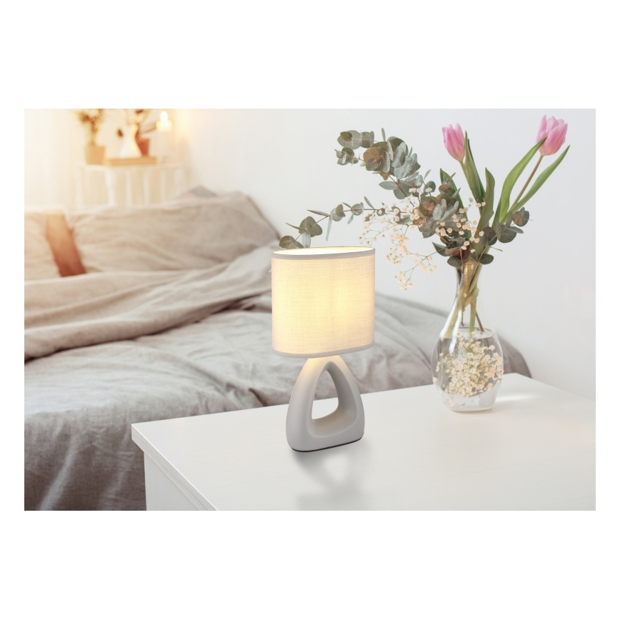Globo - Lampe de table 1xE14/40W/230V gris