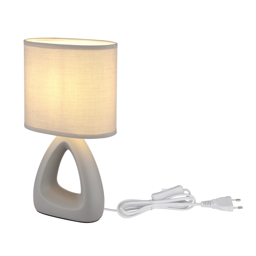 Globo - Lampe de table 1xE14/40W/230V gris
