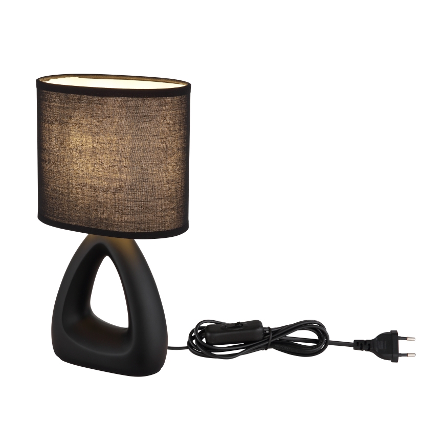 Globo - Lampe de table 1xE14/40W/230V noir