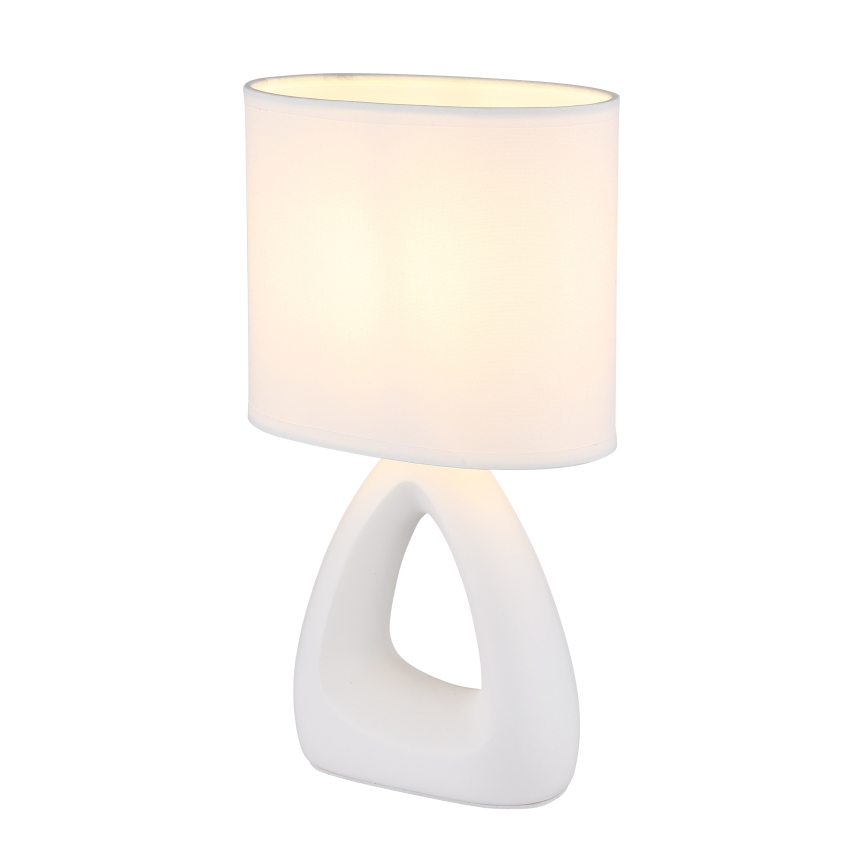 Globo - Lampe de table 1xE14/40W/230V blanc