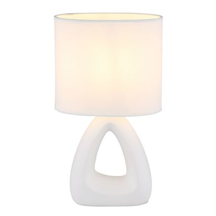Globo - Lampe de table 1xE14/40W/230V blanc