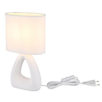 Globo - Lampe de table 1xE14/40W/230V blanc