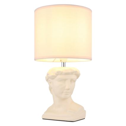 Globo - Lampe de table 1xE14/40W/230V crème