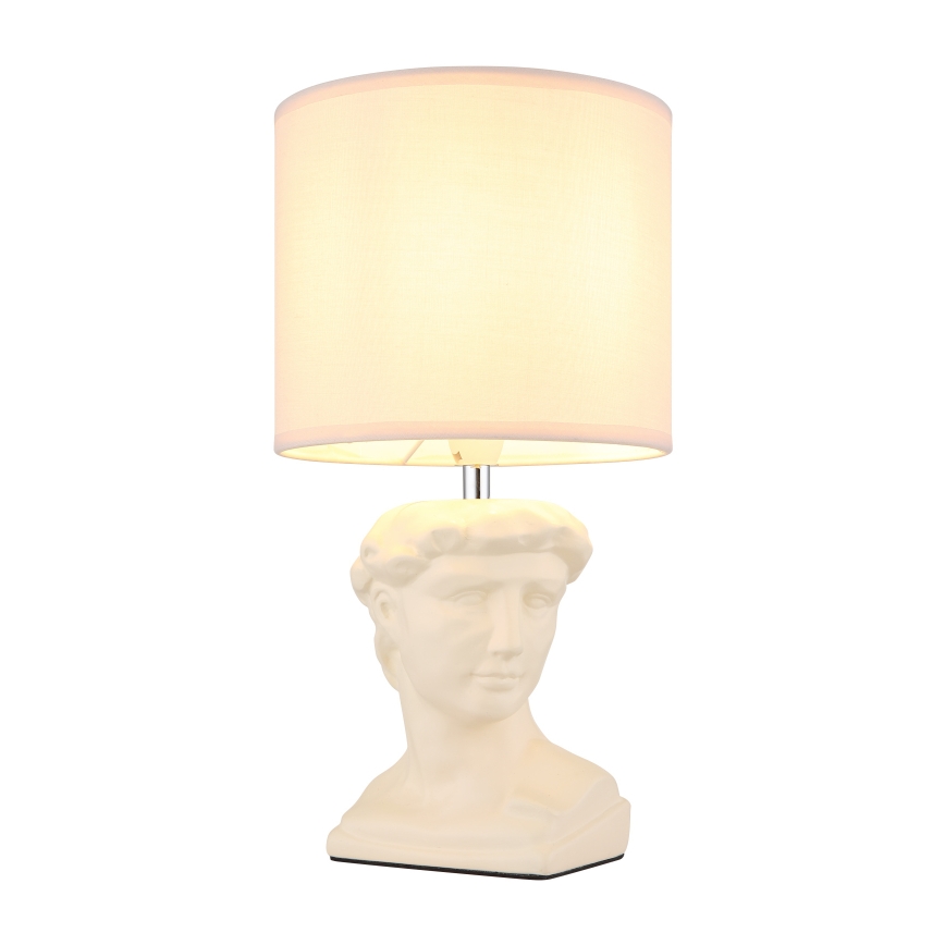 Globo - Lampe de table 1xE14/40W/230V crème