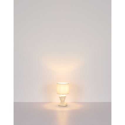 Globo - Lampe de table 1xE14/40W/230V crème