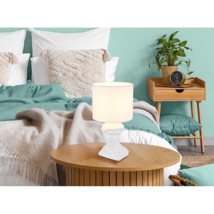 Globo - Lampe de table 1xE14/40W/230V blanc