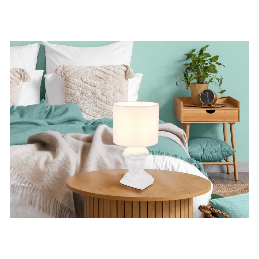 Globo - Lampe de table 1xE14/40W/230V blanc