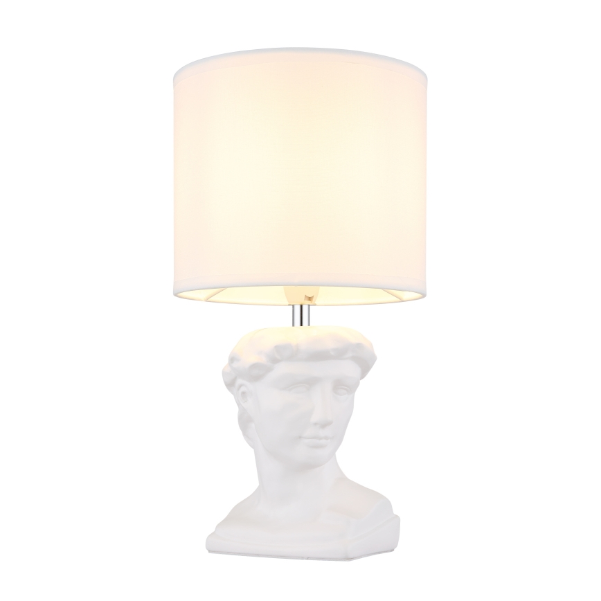 Globo - Lampe de table 1xE14/40W/230V blanc