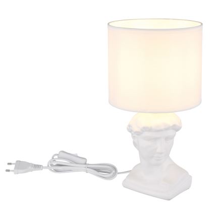 Globo - Lampe de table 1xE14/40W/230V blanc