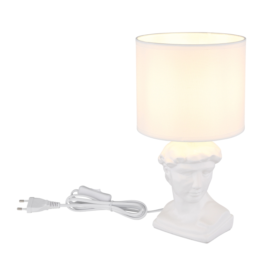 Globo - Lampe de table 1xE14/40W/230V blanc