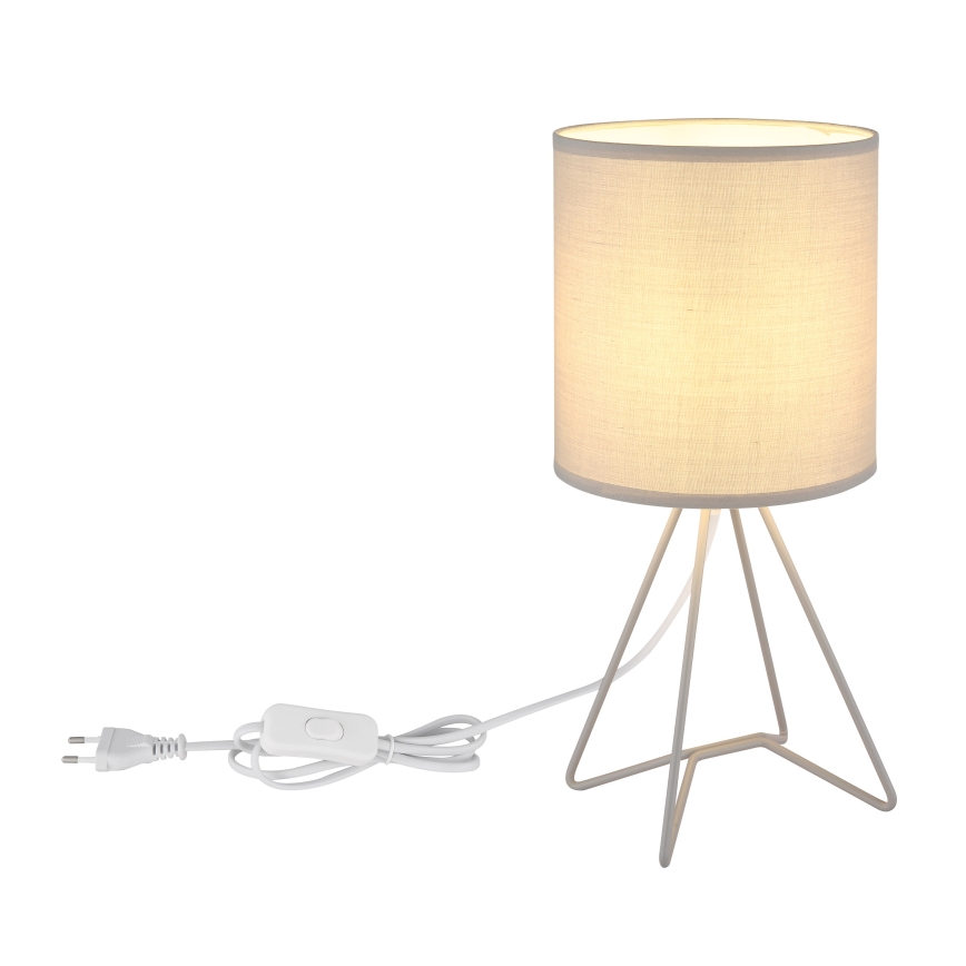 Globo - Lampe de table 1xE14/40W/230V grise