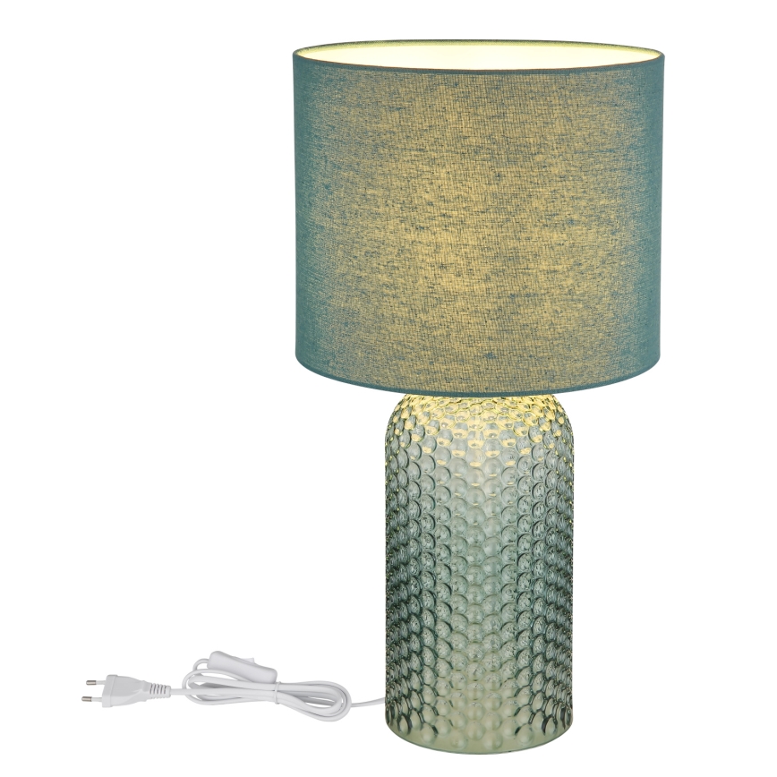 Globo - Lampe de table 1xE27/60W/230V verte